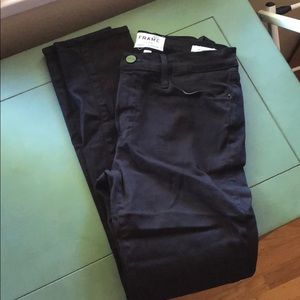 Frame Le High Skinny Black Jeans